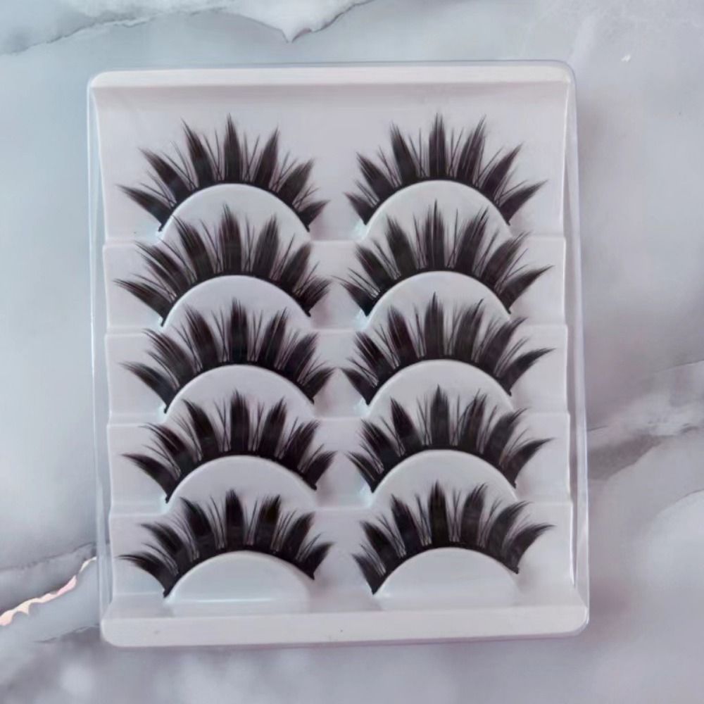 Eyelash Extension Wet Look - Natural Wet Look Manga Lashes Cat-Eye