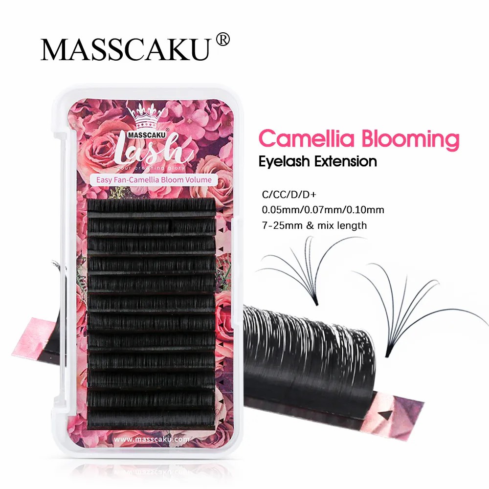 MASSCAKU Easy Fanning Volume M - Eyelash Extension Human Hair recension och pris