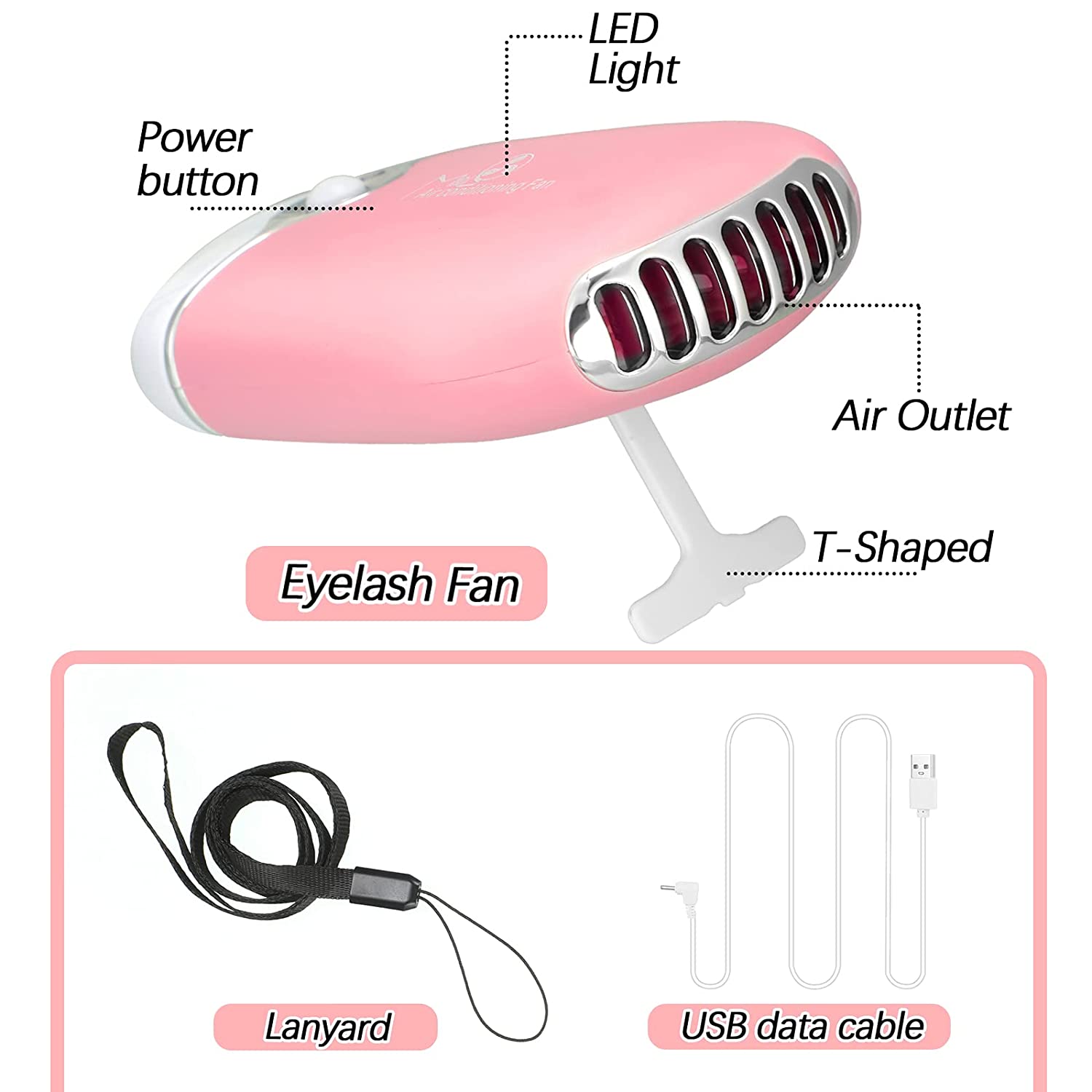 3 in 1 USB Air Conditioning La - Eyelash Extension Guide recension och pris