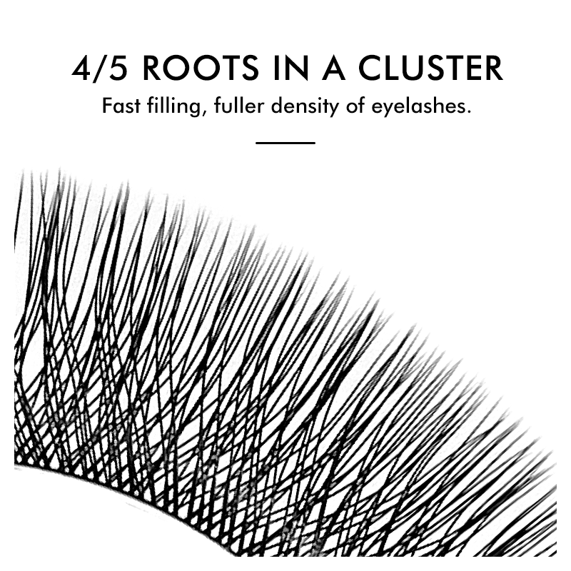 NATUHANA W-Shaped 4D 5D Volume - Eyelash Extension Human Hair recension och pris