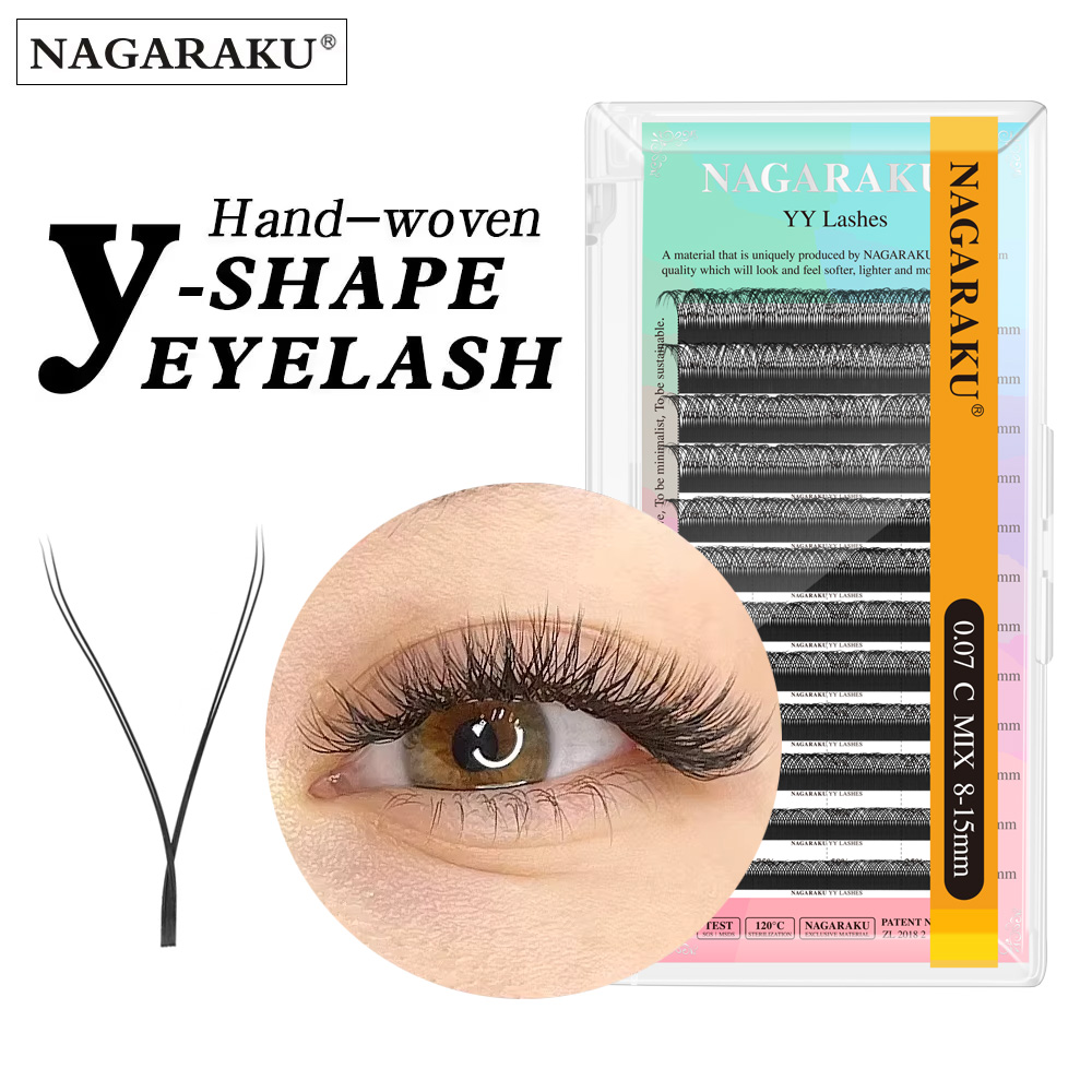 NAGARAKU YY Shape Hand Woven P - Eyelash Extension Human Hair recension och pris