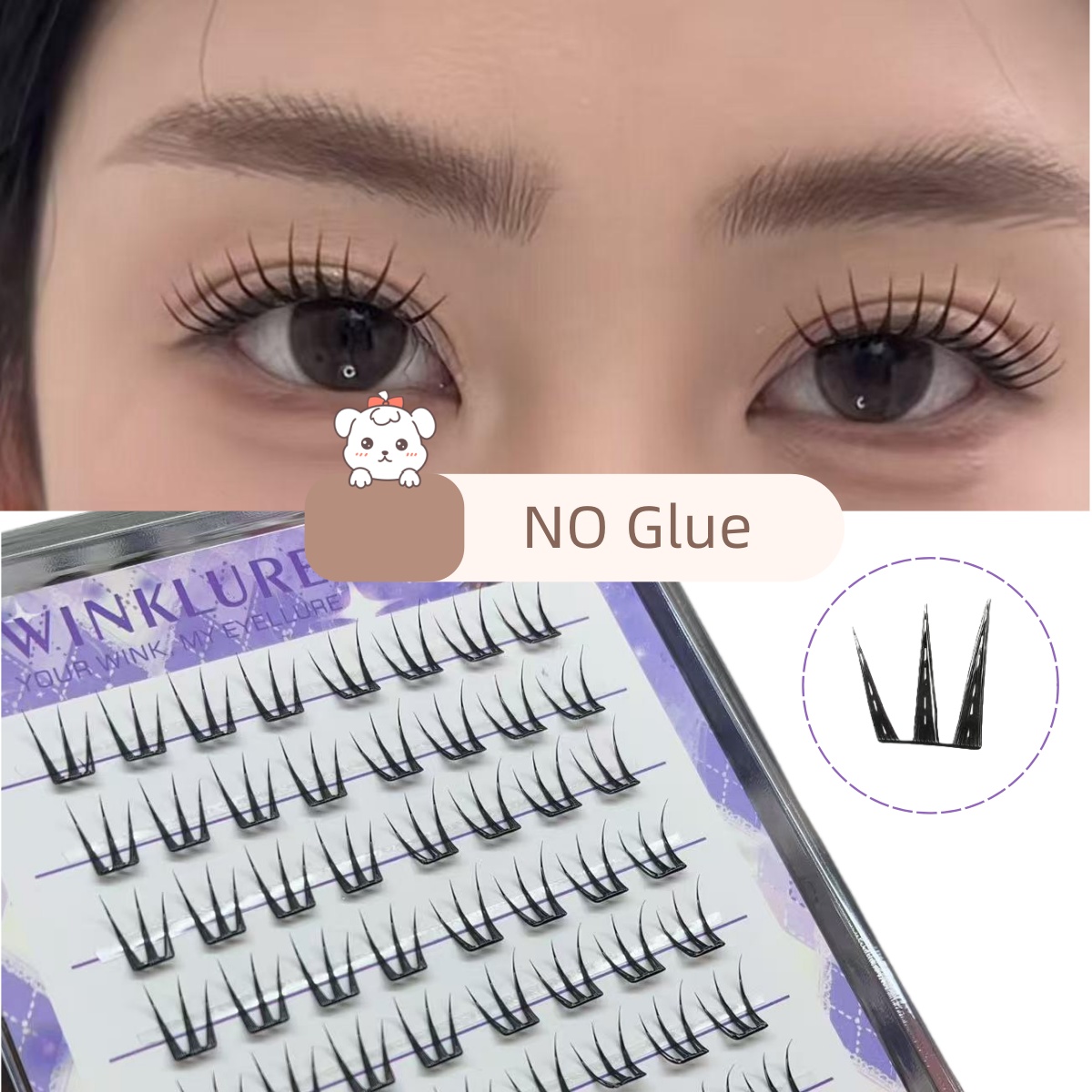 WINKLURE  No-Gule Fairy False  - Eyelash Extension No 10 recension och pris