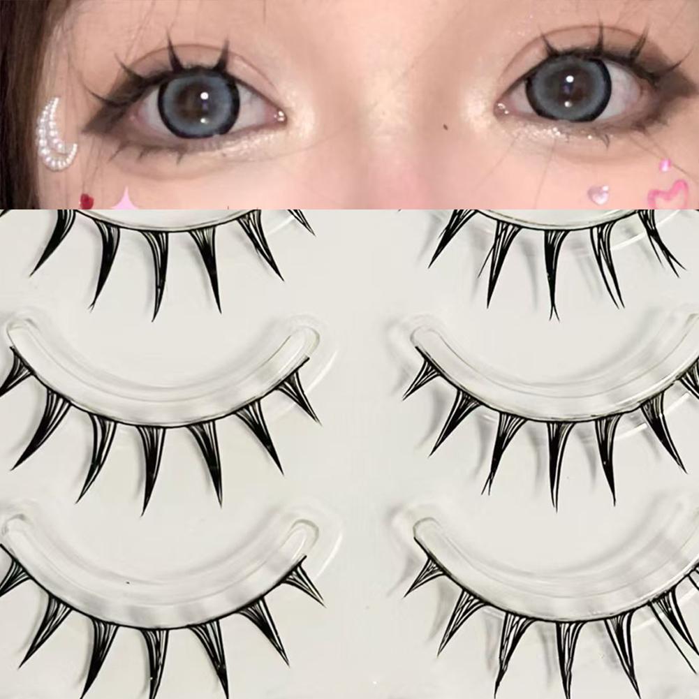 5 Pairs/Box Cosplay Air False  - Eyelash Extension Wet Look recension och pris
