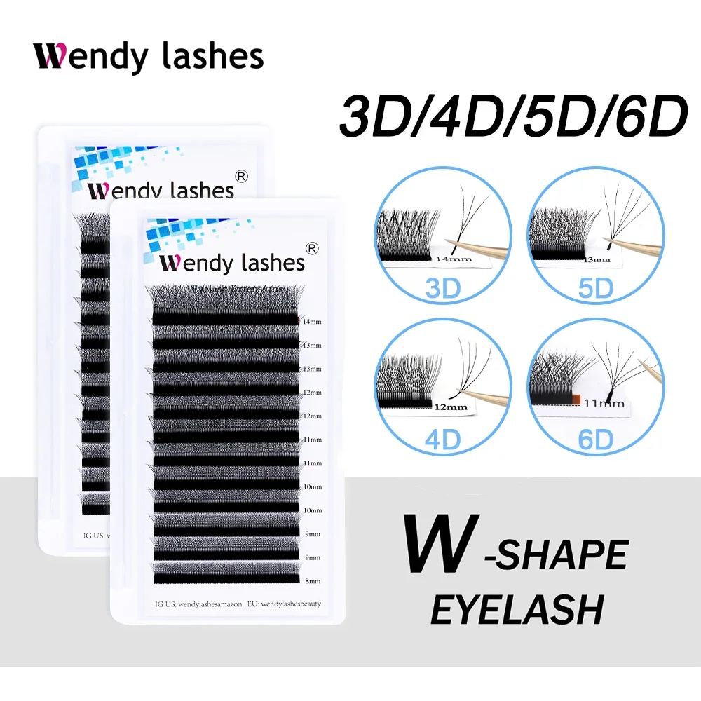 Wendy Lashes W Shape Supplies  - Eyelash Extension Human Hair recension och pris