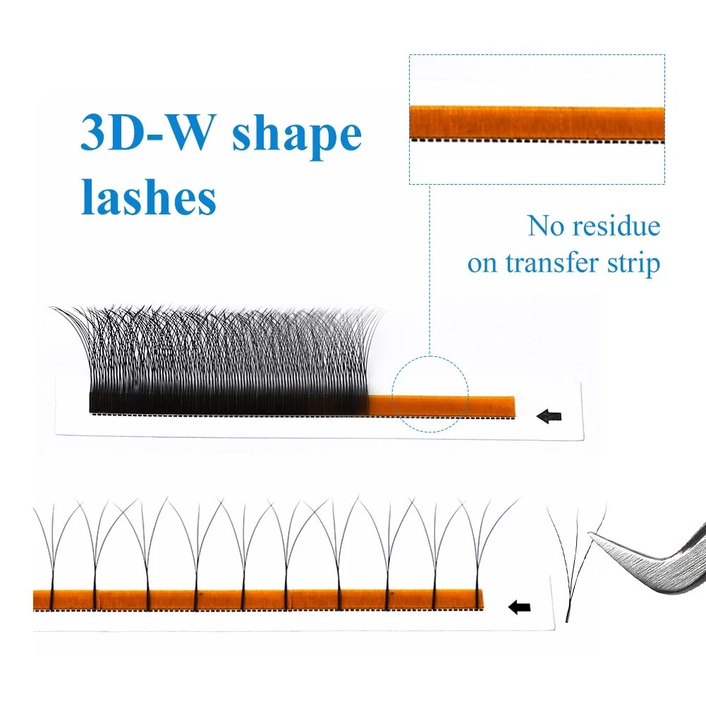 Wendy Lashes W Shape Supplies  - Eyelash Extension Human Hair recension och pris