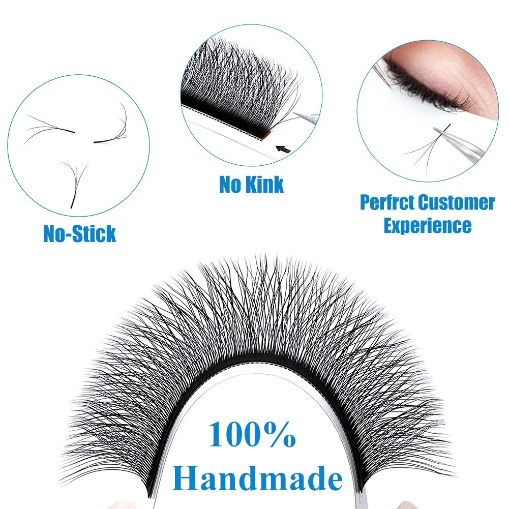 Wendy Lashes W Shape Supplies  - Eyelash Extension Human Hair recension och pris