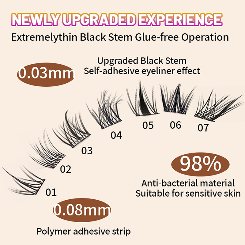 100-160Cluster Eyelash Extensi - Eyelash Extension No 10 recension och pris