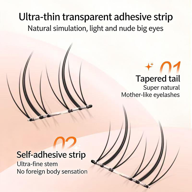 Black Self Adhesive False Eyel - Eyelash Extension No 11 recension och pris