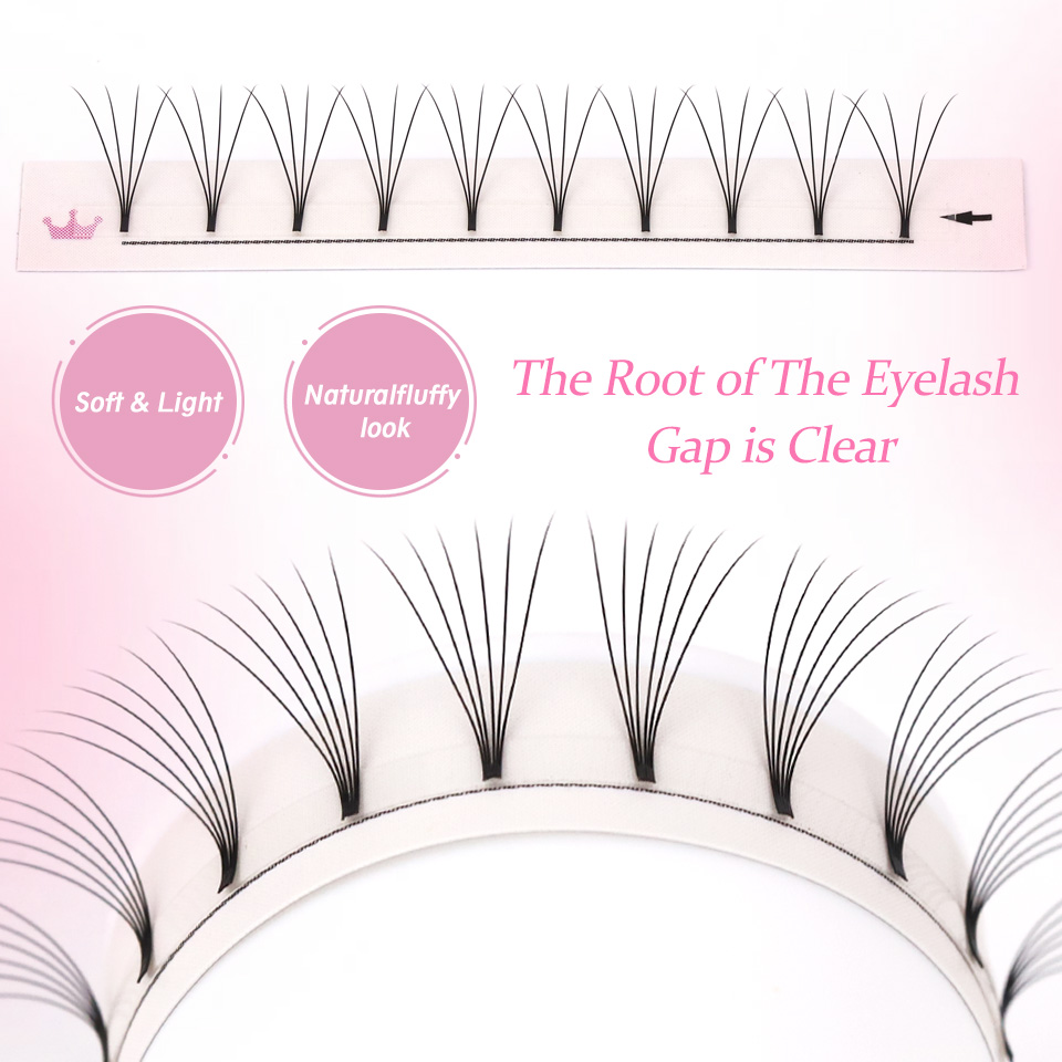 AGUUD Soft Natural Premade Vol - Eyelash Extension Human Hair recension och pris