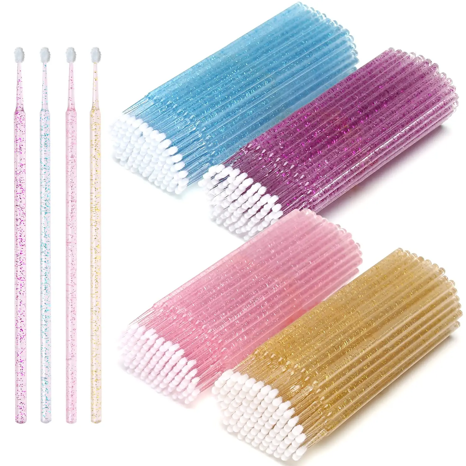 100PCS/Lot Disposable Eyelash  - Micro Brush Applicator recension och pris