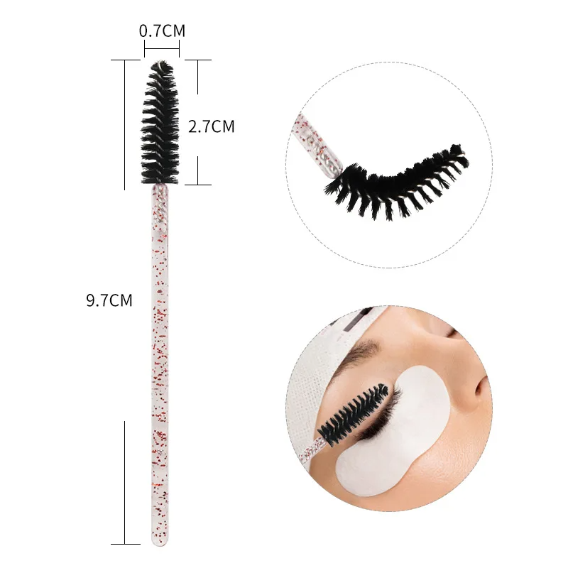 50pcs Eyelash Brushes Mascara  - Eyelash Extension Wholesale recension och pris