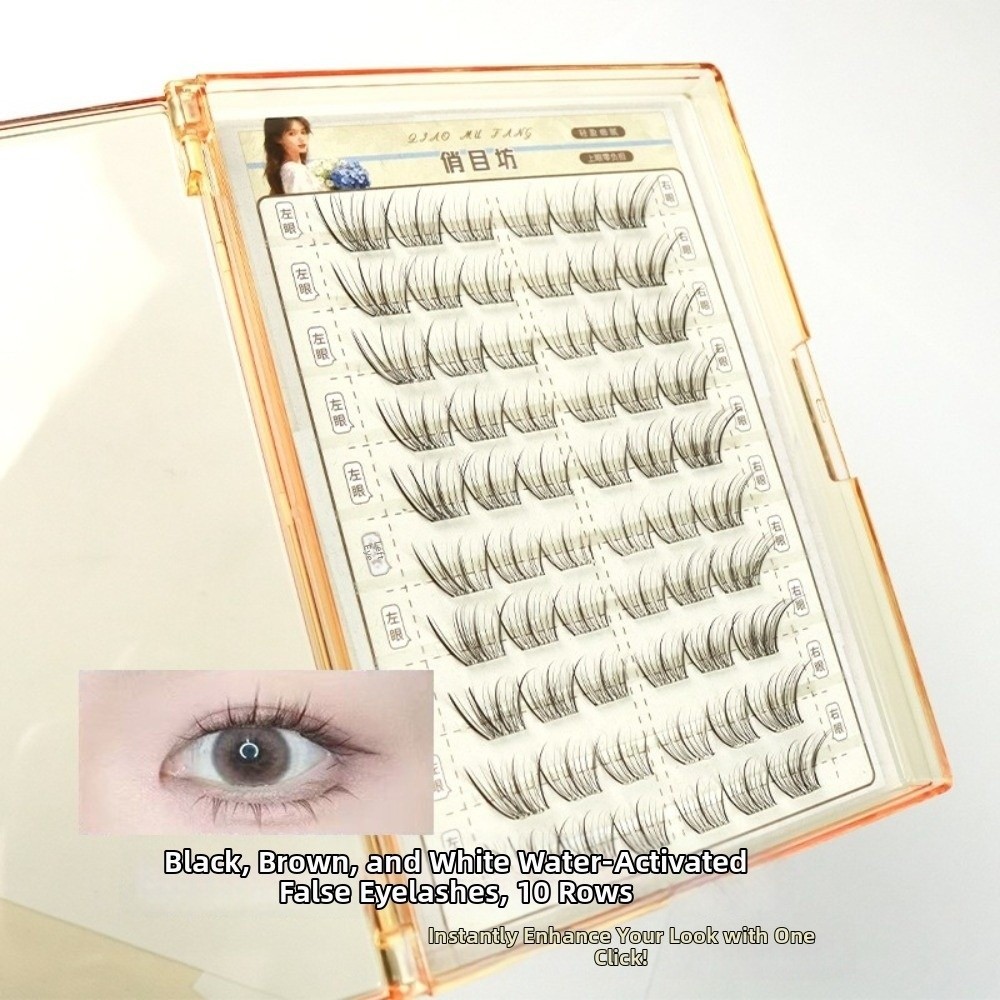 Mocha Brown Self Adhesive Fals - Eyelash Extension No 10 recension och pris