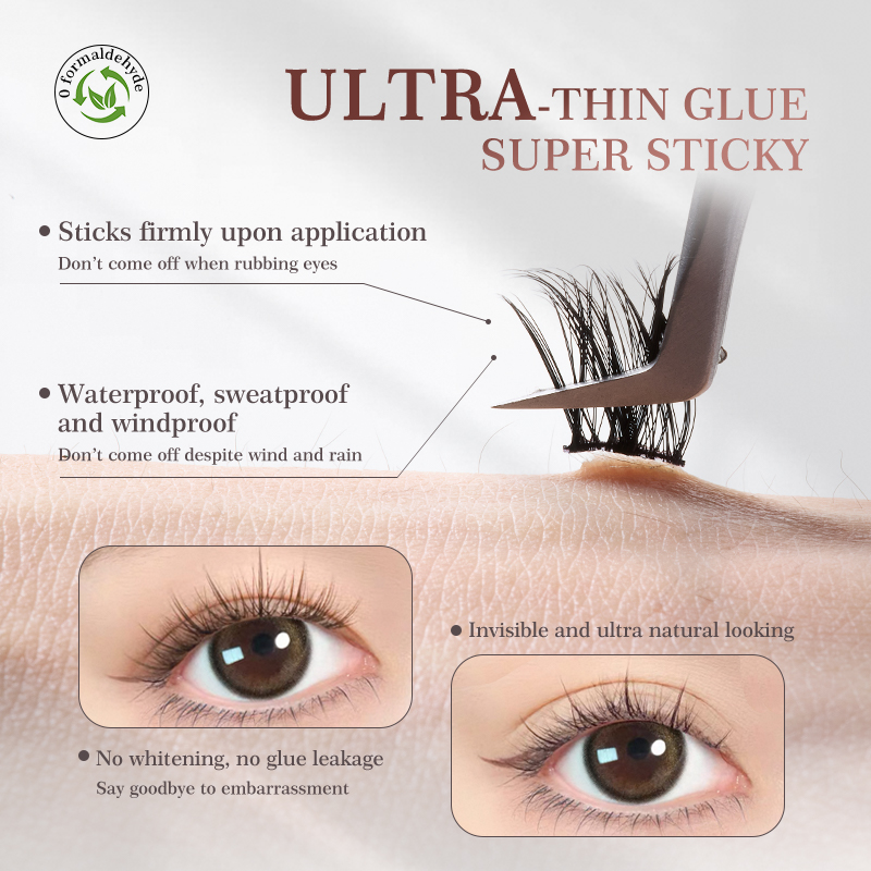 DearEyes DP-24 Self Adhesive E - Eyelash Extension No 10 recension och pris