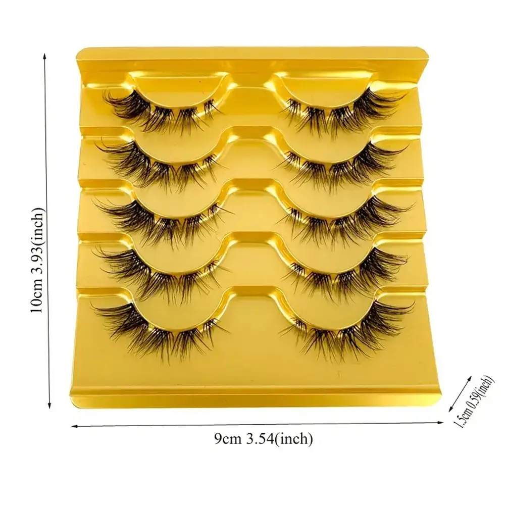 5 Pairs Eyelashes Invisible St - Eyelash Extension For Big Eyes recension och pris