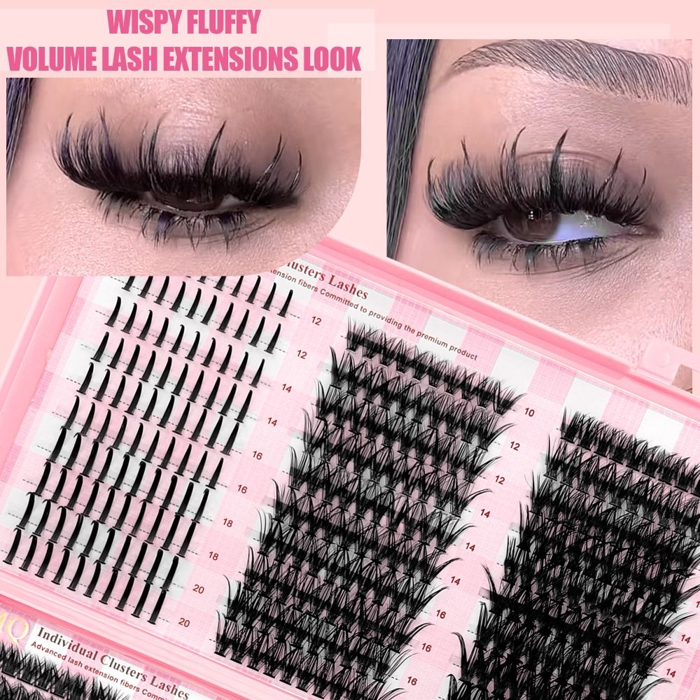 9-16mm Length False Eyelashes  - Eyelash Extension Volume Styles recension och pris