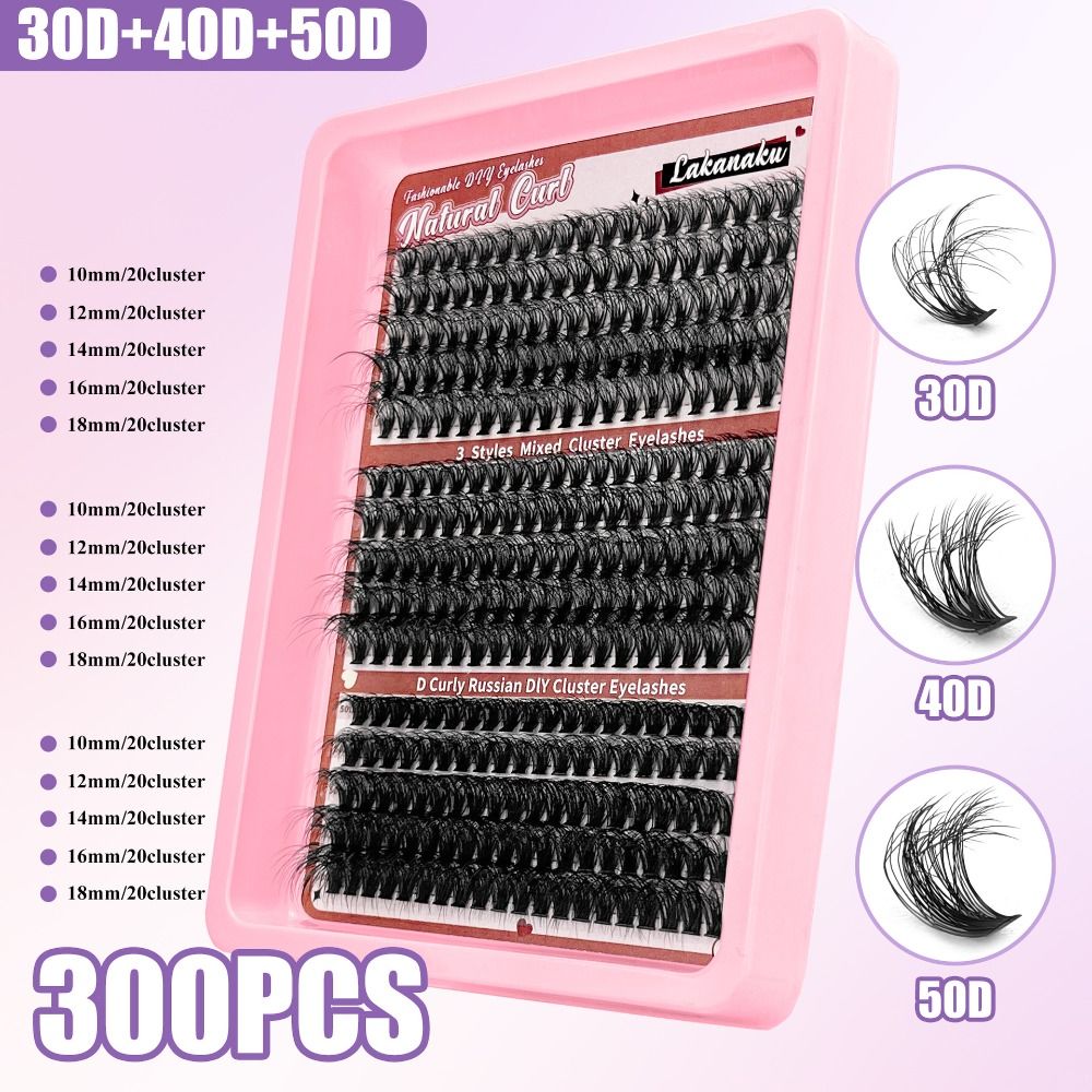 9-16mm Length False Eyelashes  - Eyelash Extension Volume Styles recension och pris