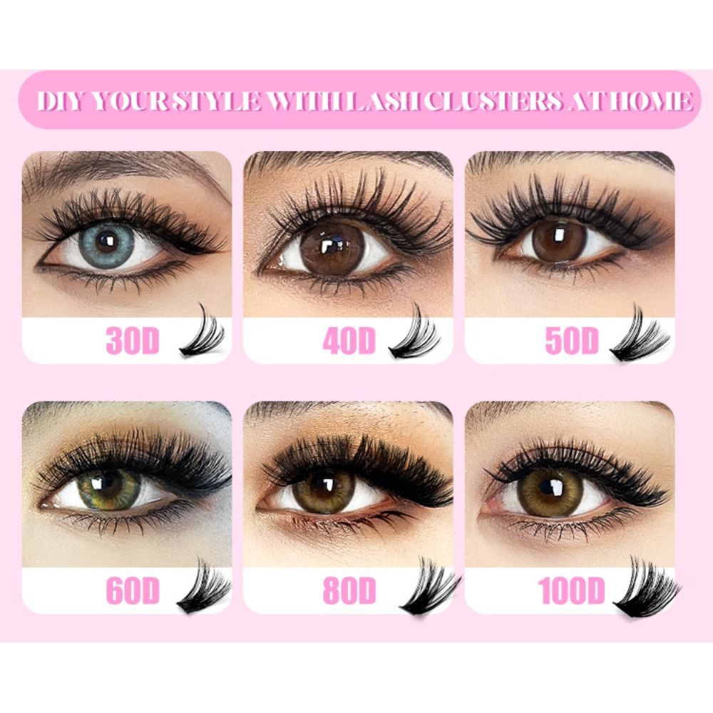 9-16mm Length False Eyelashes  - Eyelash Extension Volume Styles recension och pris