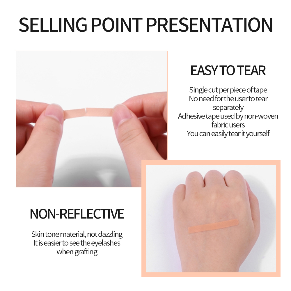 10/20pcs Eyelash Tape Non Wove - Eyelash Extension Guide recension och pris