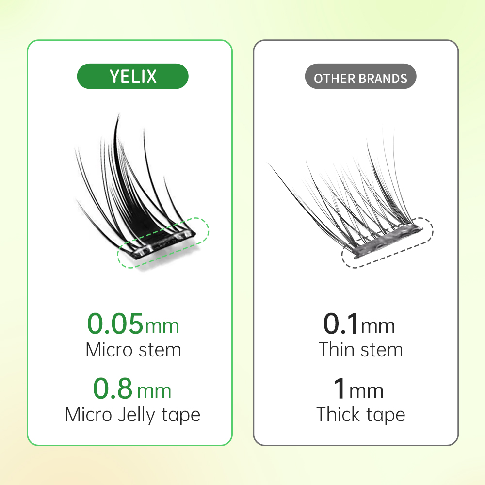 Yelix No Glue Needed False Eye - Eyelash Extension No 10 recension och pris