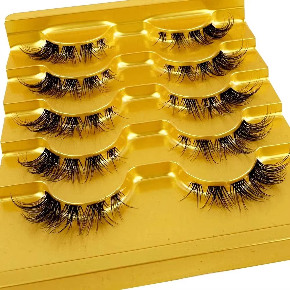 5pairs Mink Eyelashes Invisibl - Eyelash Extension For Big Eyes recension och pris