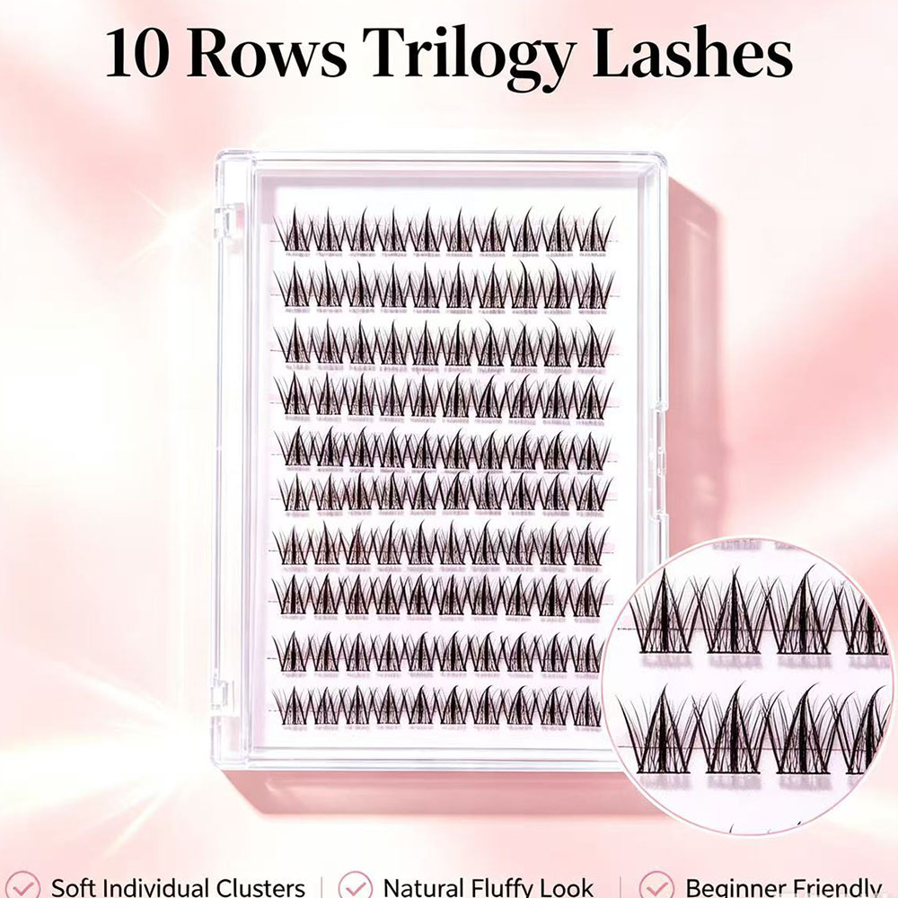 Premium Self Adhesive Wispy Cl - Eyelash Extension No 10 recension och pris