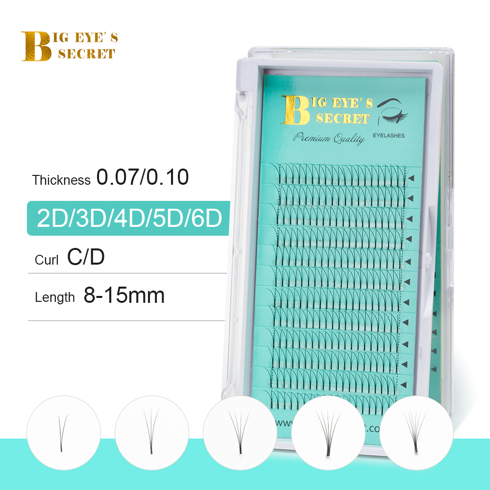 BES 2D 3D 4D 5D 6D Fans Volume - Eyelash Extension For Big Eyes recension och pris