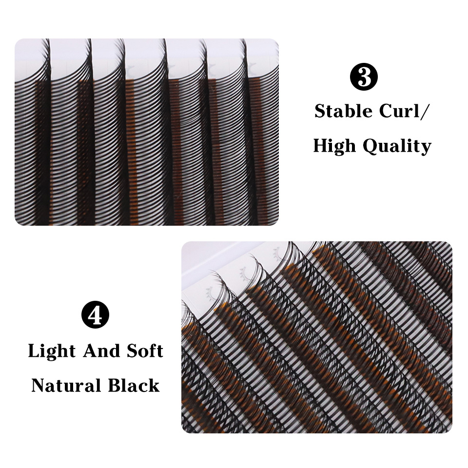 5D Premade Volume Spikes Angel - Eyelash Extension Wet Look recension och pris