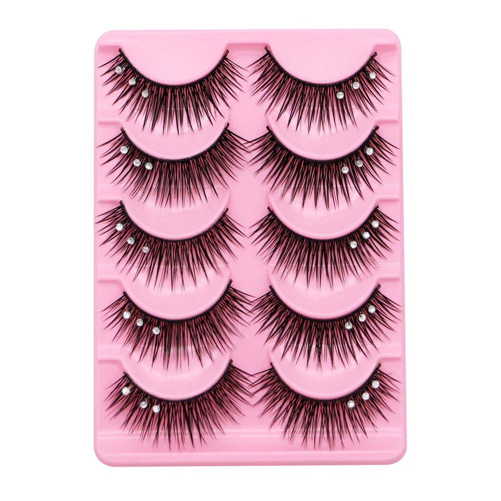 Sequins Thick Cross Lash Eye M - Eyelash Extension For Big Eyes recension och pris