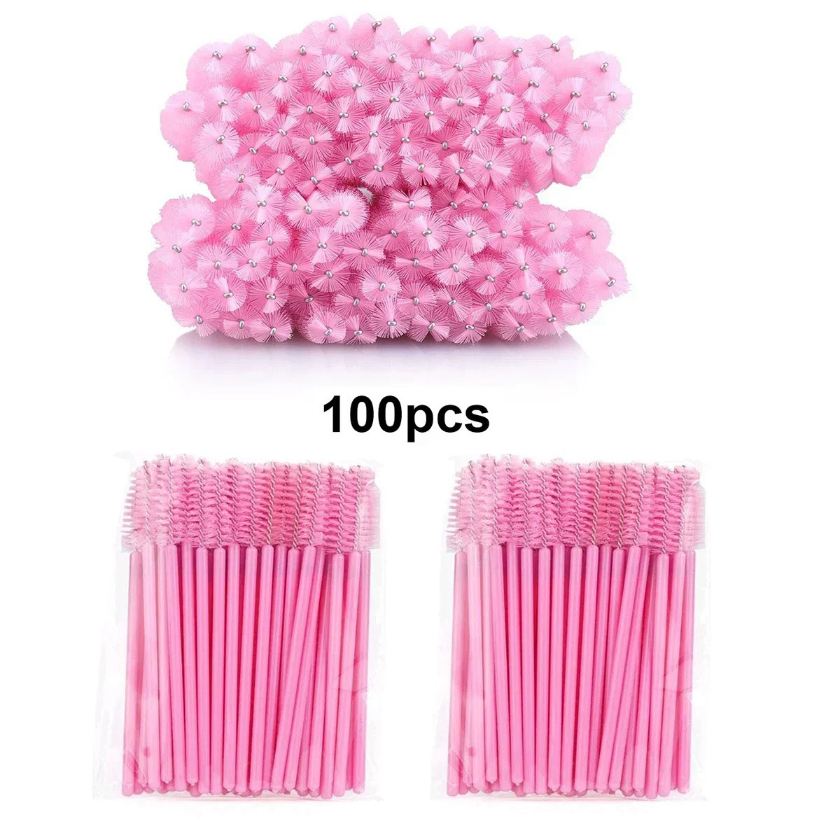 100pcs Disposable Eyelash Brus - Eyelash Extension Wholesale recension och pris