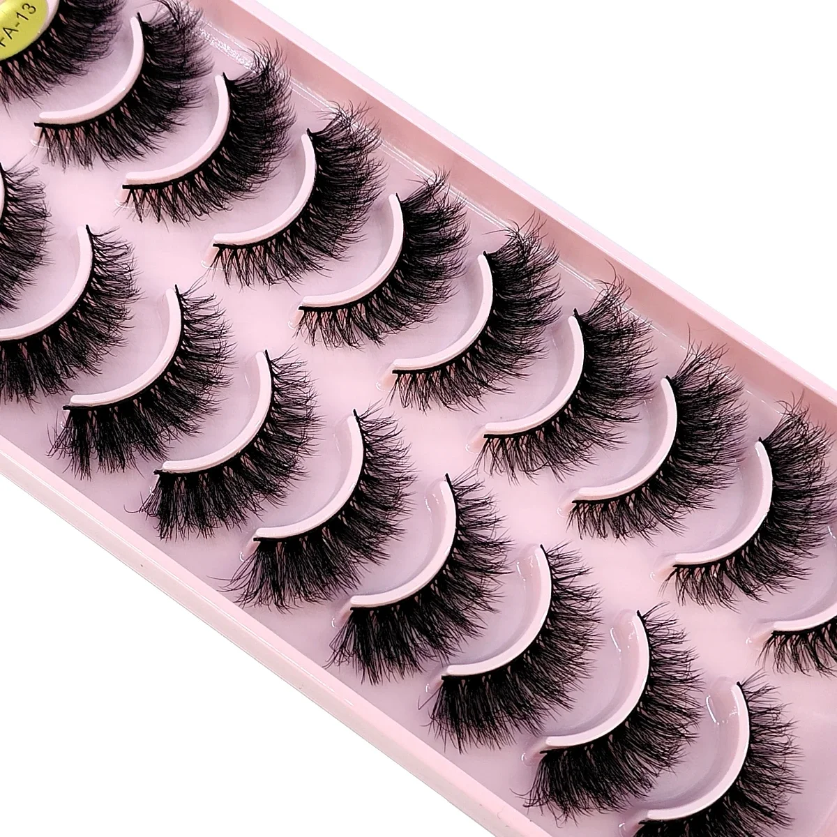HBZGTLAD 10 Pairs 3D Mink Hair - Eyelash Extension For Big Eyes recension och pris