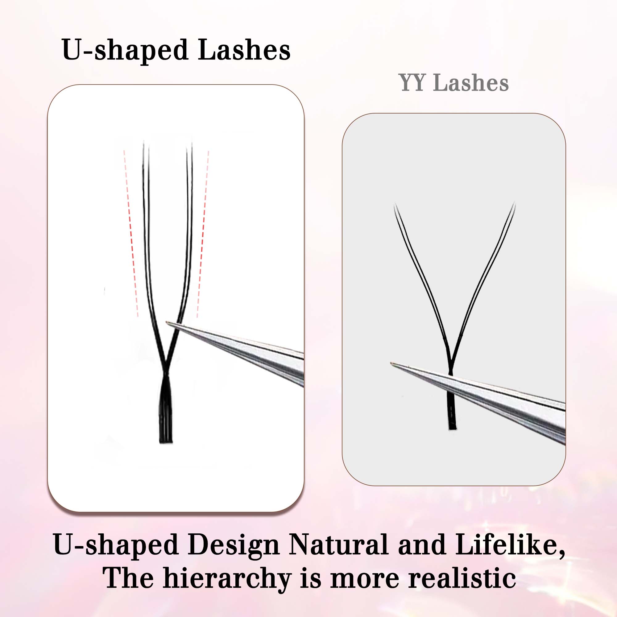 CoMango U Shaped Parallel Flow - Eyelash Extension Volume Styles recension och pris