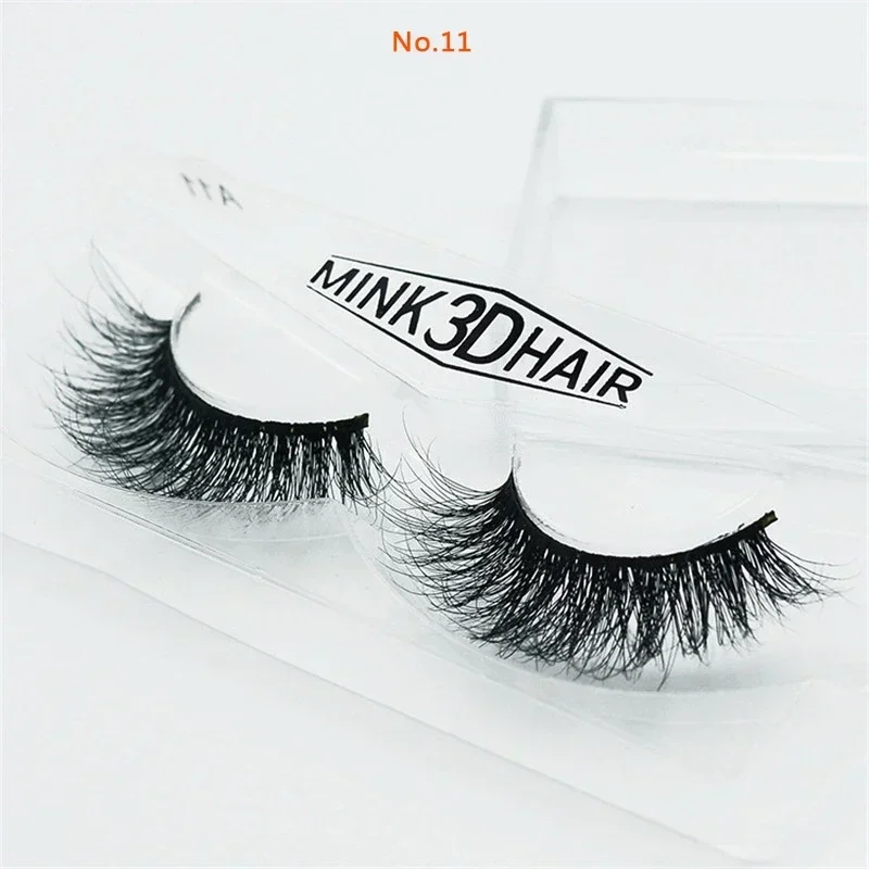 1 Pair 3D Mink Eyelashes Handm - Eyelash Extension No 11 recension och pris