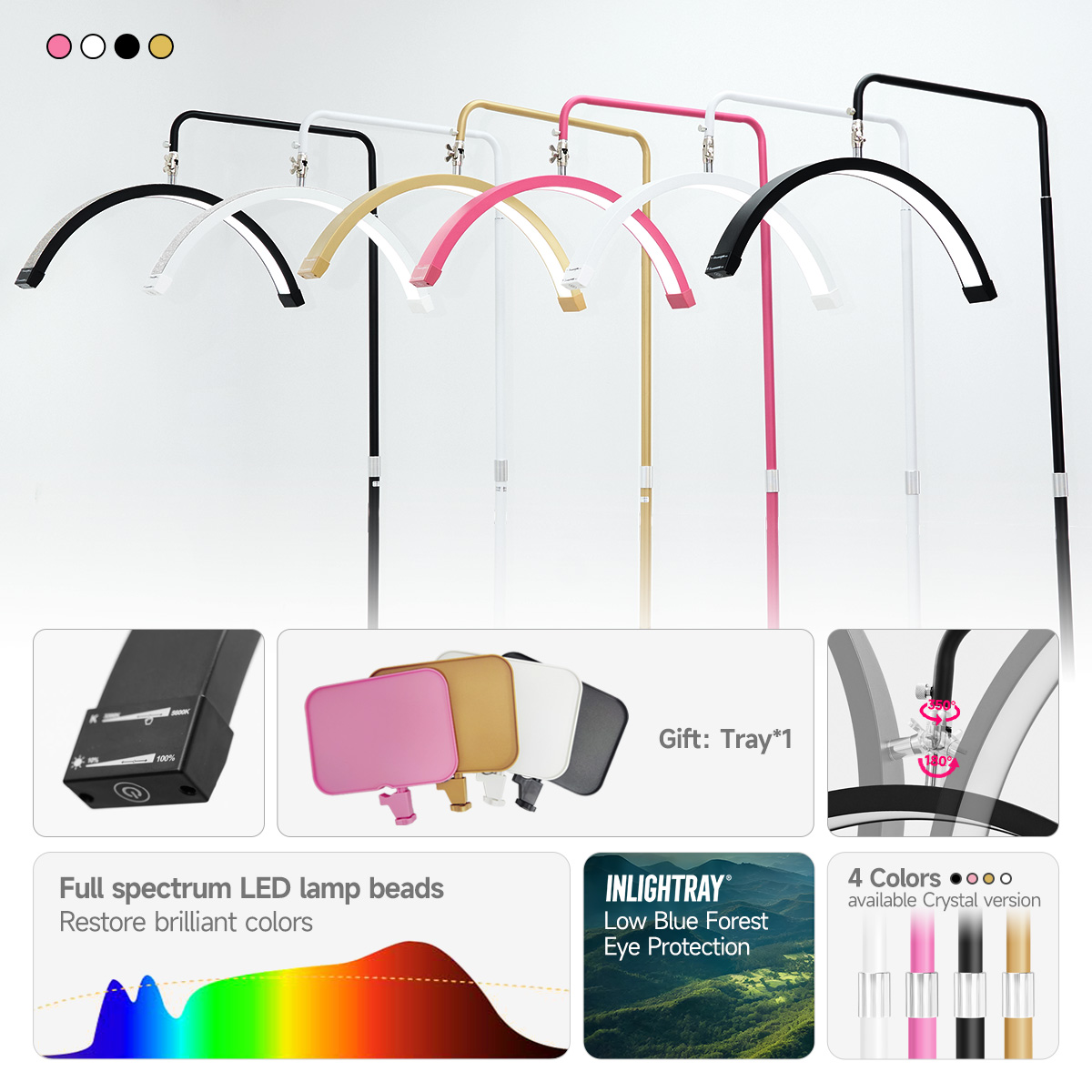 Free LOGO Hidden Cable LED Hal - Eyelash Extension No 11 recension och pris