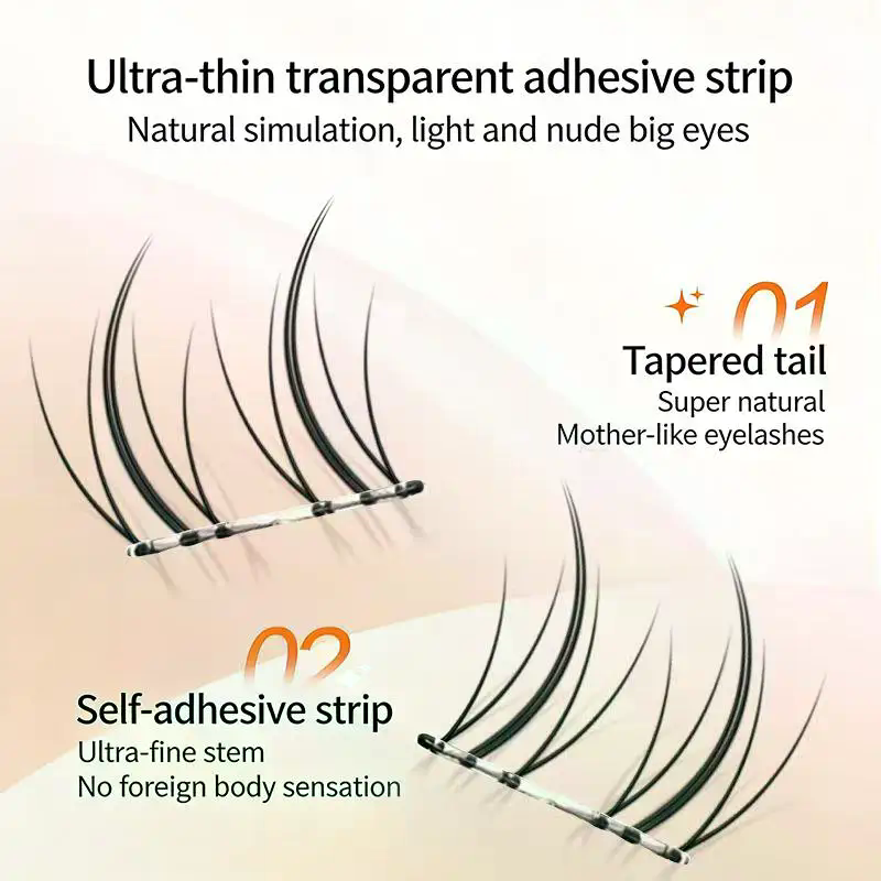 Black Self Adhesive False Eyel - Eyelash Extension No 11 recension och pris