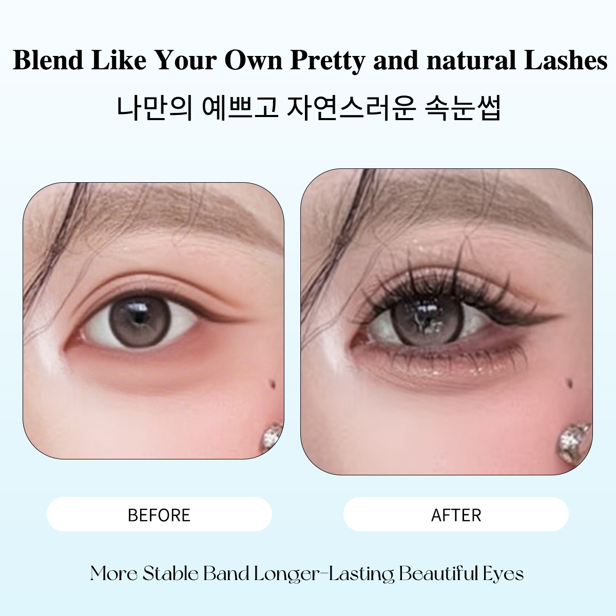 80 Cluster No-Gule Fairy False - Eyelash Extension No 10 recension och pris