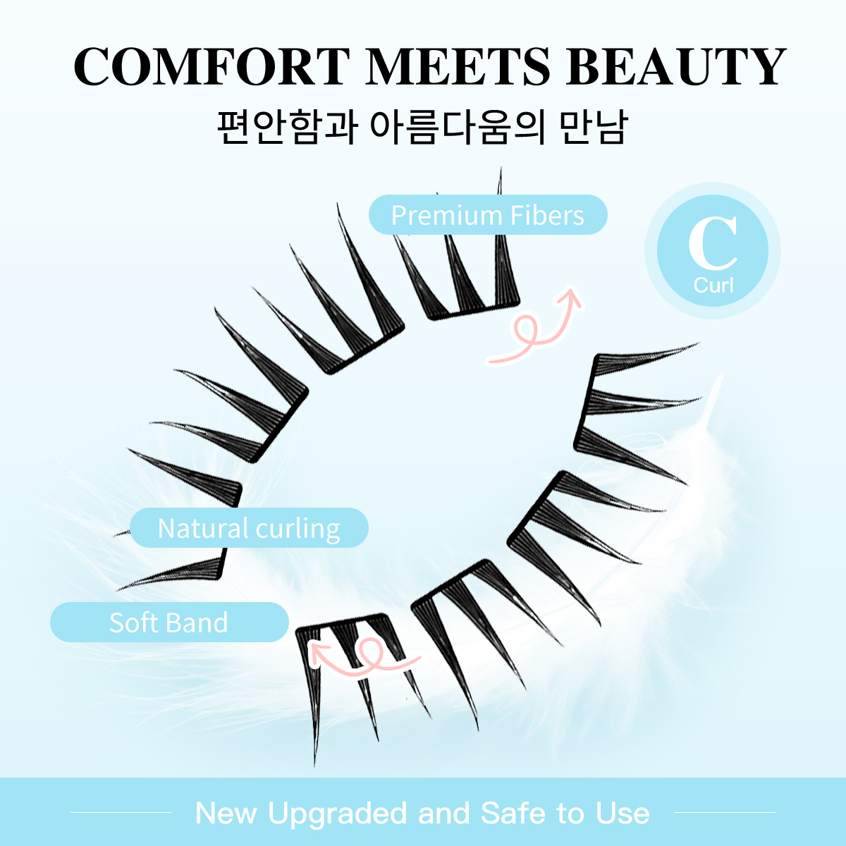 80 Cluster No-Gule Fairy False - Eyelash Extension No 10 recension och pris