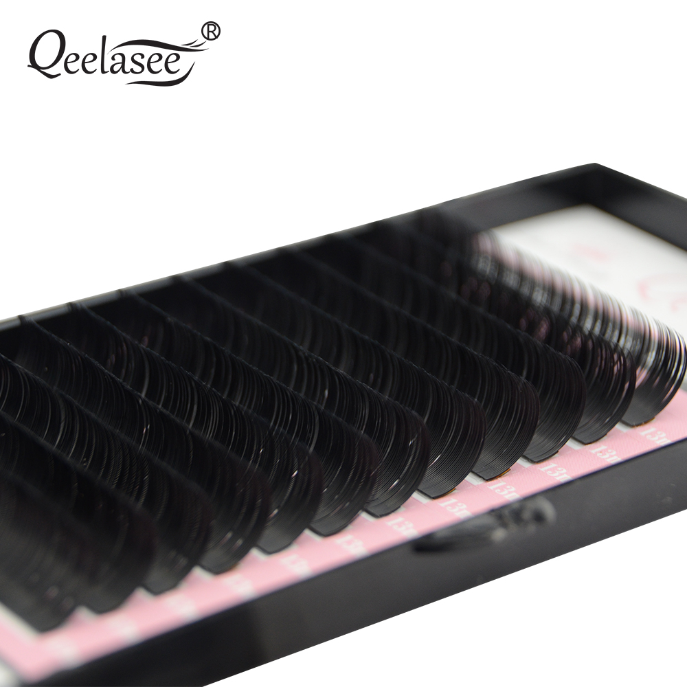 Qeelasee Faux Mink Individual  - Eyelash Extension Human Hair recension och pris
