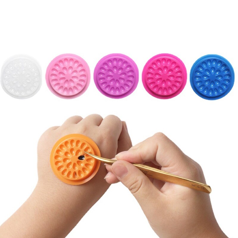 100pcs Eyelash Glue Holder Eye - Eyelash Extension Guide recension och pris