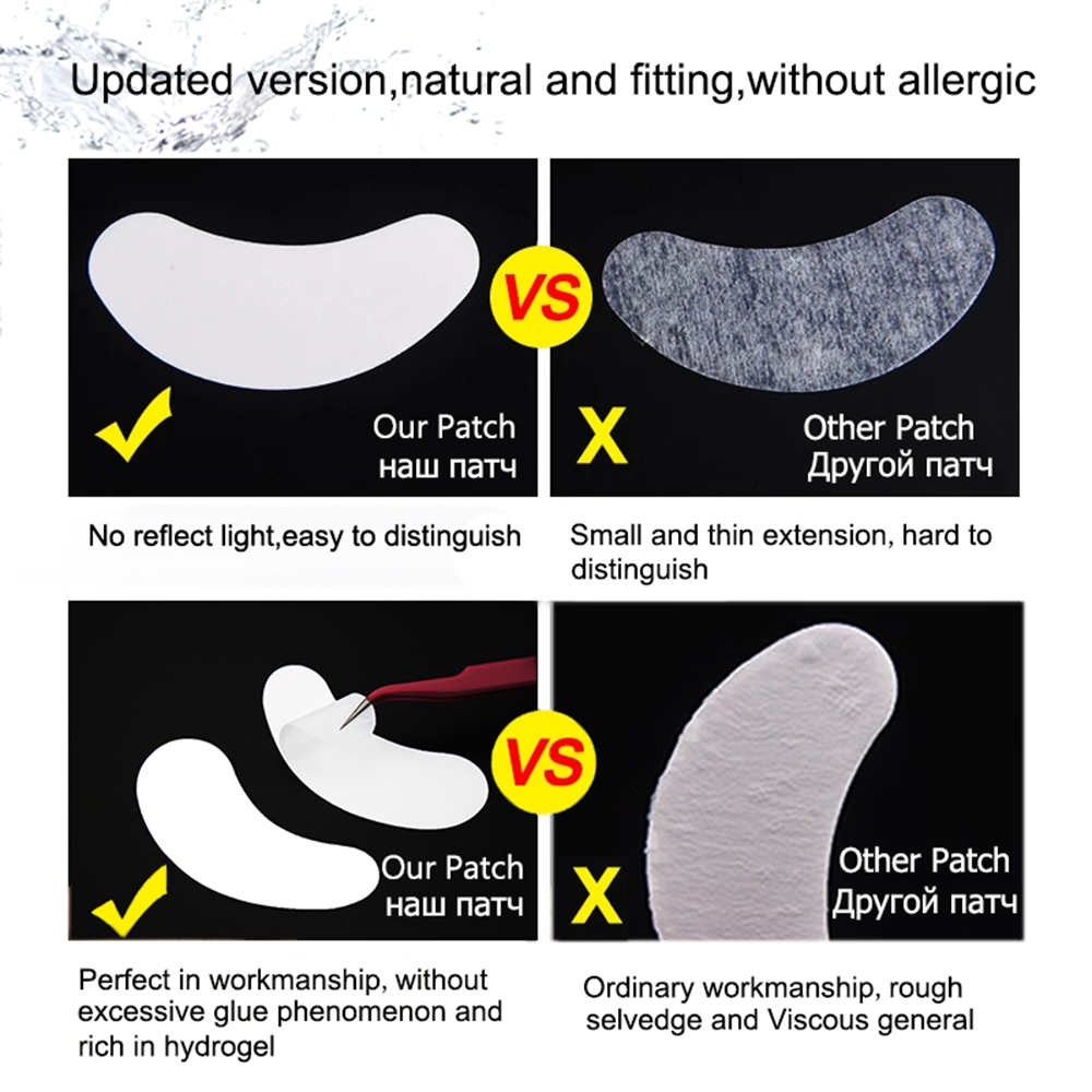 100 Pairs Wholesale Hydrogel E - Eyelash Extension Wholesale recension och pris
