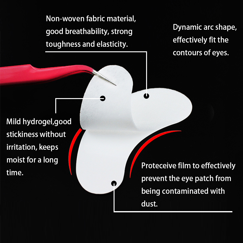 100 Pairs Wholesale Hydrogel E - Eyelash Extension Wholesale recension och pris