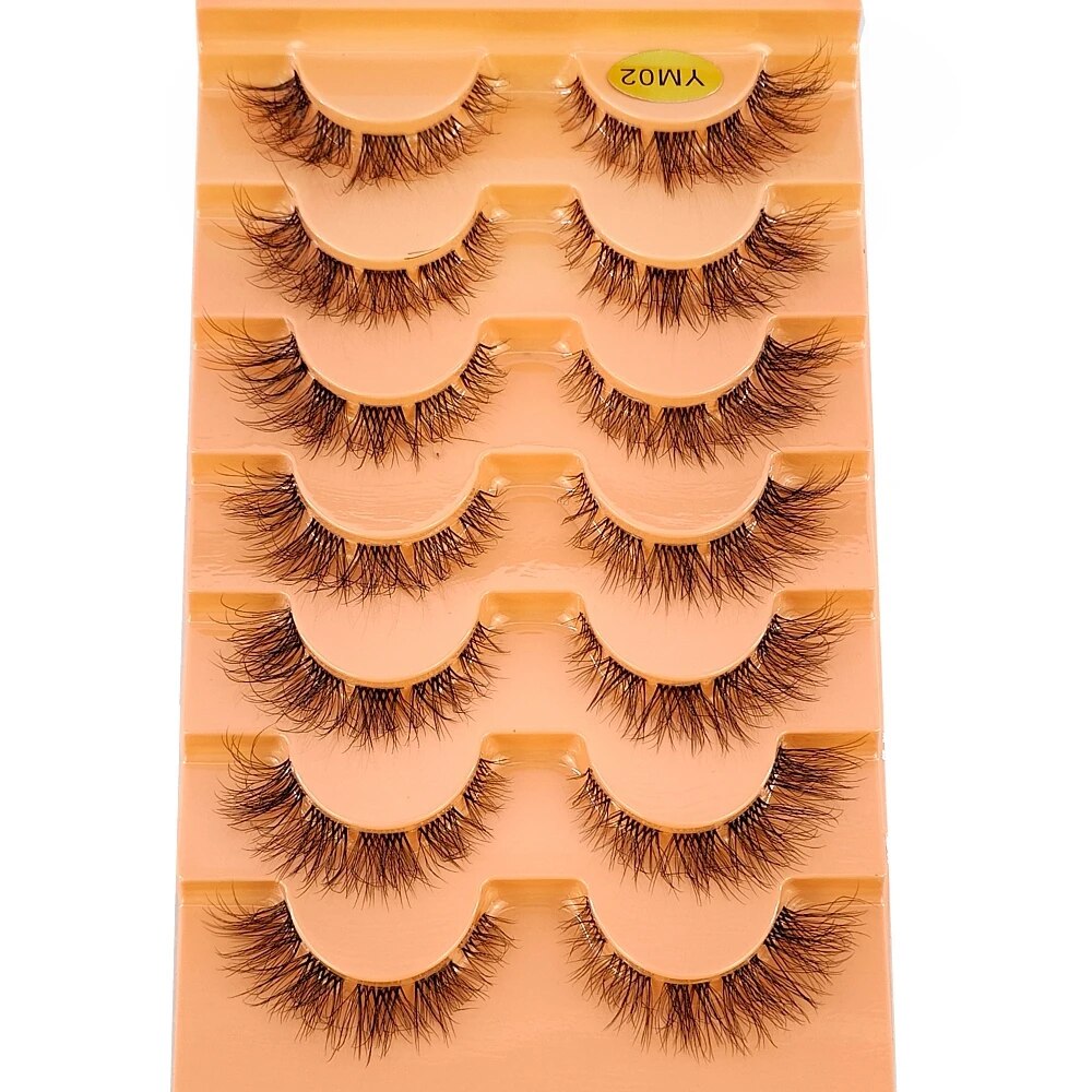 7pairs Mink Eyelashes Invisibl - Eyelash Extension For Big Eyes recension och pris