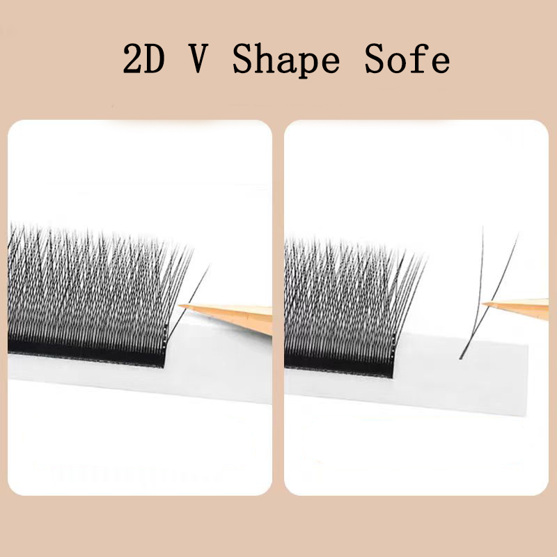 MARIA 2D Y Shape Eyelashes Han - Eyelash Extension Human Hair recension och pris