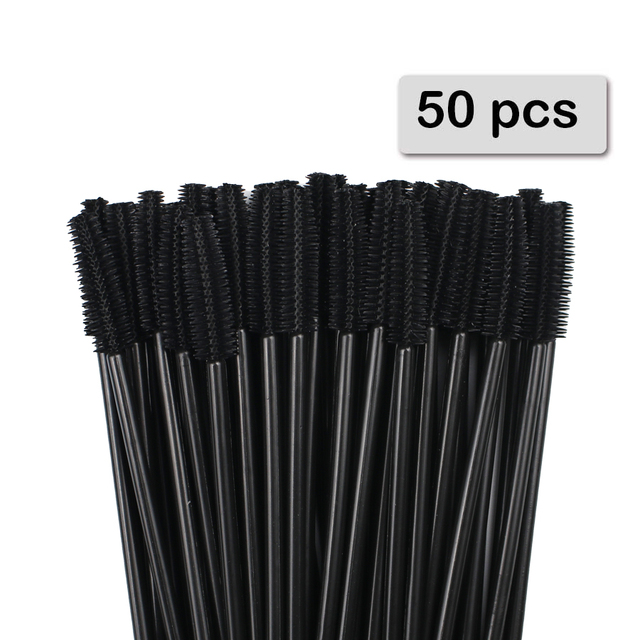 50pcs Silicone Mascara Wands A - Micro Brush Applicator recension och pris