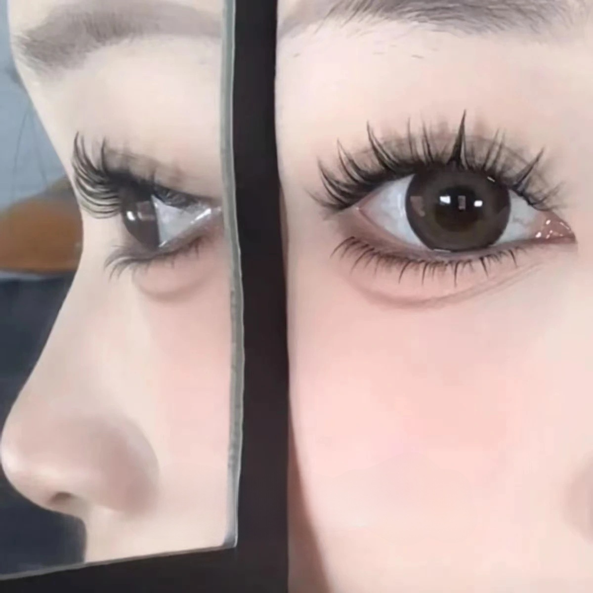 100PCS Natural Self Adhesive E - Eyelash Extension No 11 recension och pris